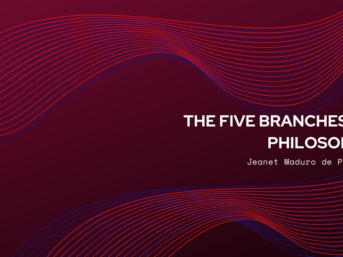 Jeanet Maduro de Polanco on The Five Branches of Philosophy | London, UK